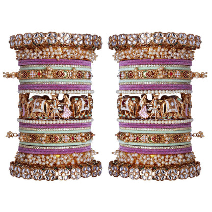 Rajasthani Traditional Bangles Premium Bridal Set
