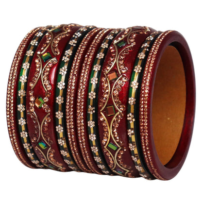 Handcrafted Lac Short Bangles for Marriage & Festival Functions