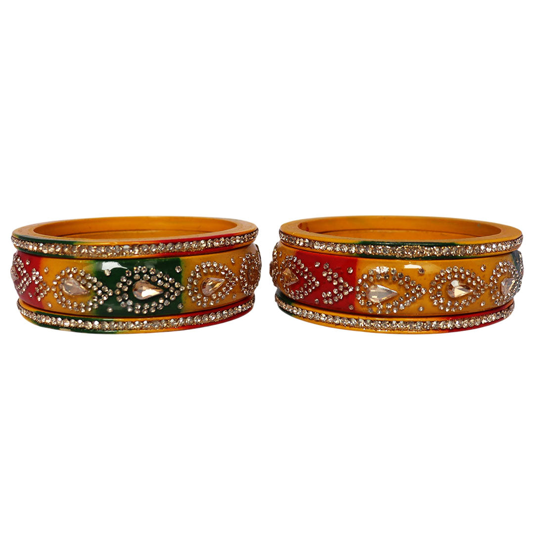 Raksha Bandhan Special Pure Lac Short Bangles Set For Sister