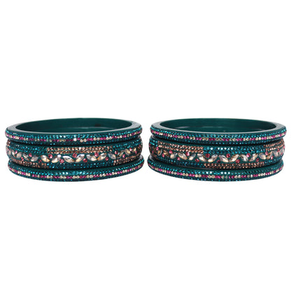Festival Special Designer Lac Bangles Set With Latest Kundan Design