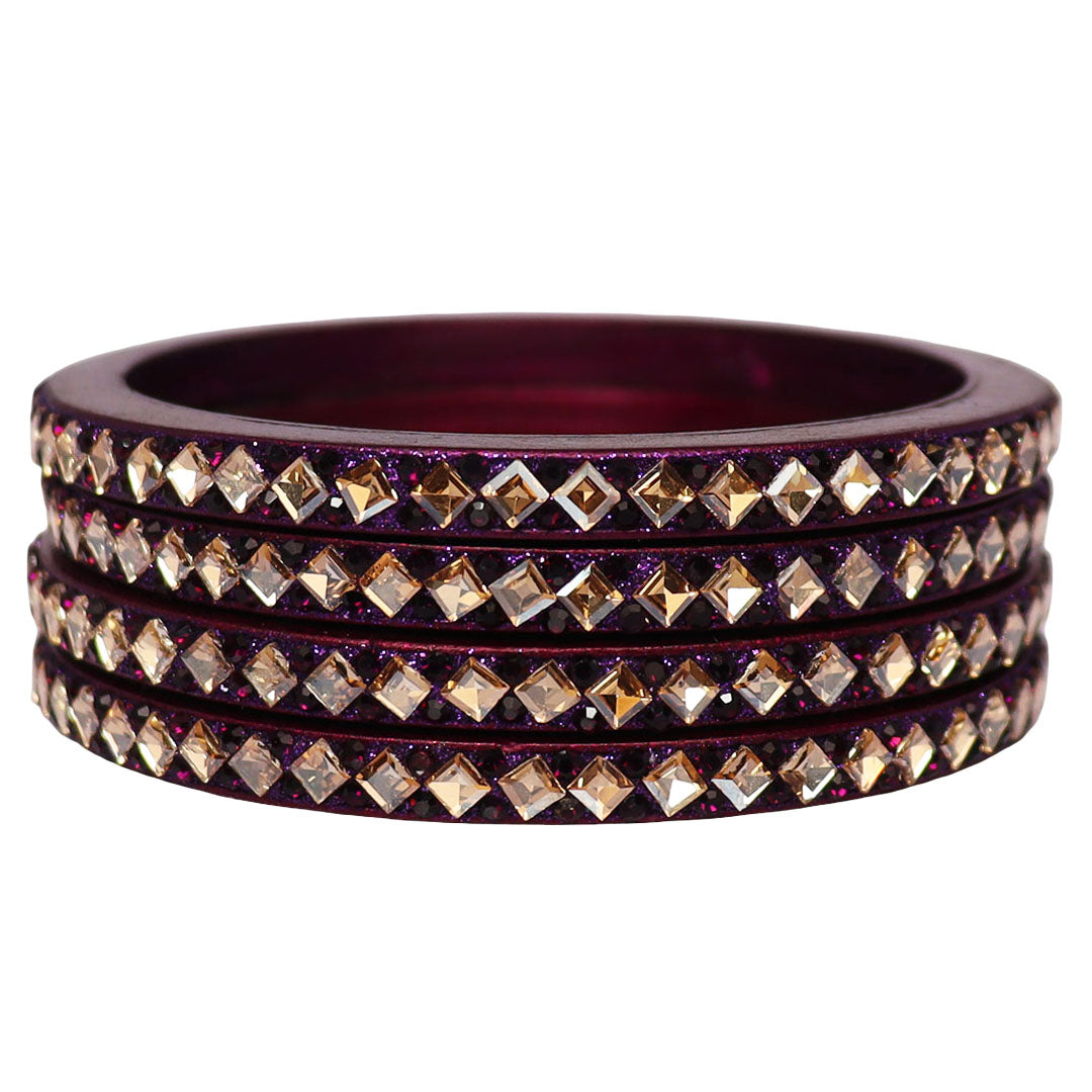 Handmade Lac Bangles For Women With Latest Kundan Design