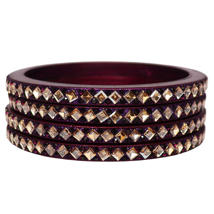 Handmade Lac Bangles For Women With Latest Kundan Design