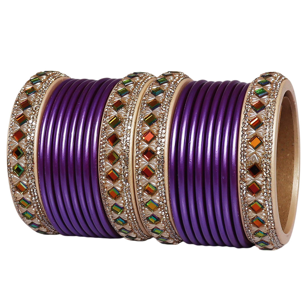 Traditional Handmade Jaipur Pure Lac Bangles Set for Women | Glossy Festival & Bridal Bangles