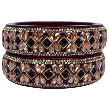 Jaipuri Designer Lac Kada Bangles For Women With Latest Kundan Design
