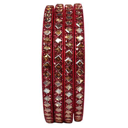 Handmade Lac Bangles For Women With Latest Kundan Design