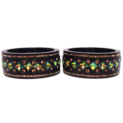 Rakhi Special Traditional Lac Bangles Set With Latest Kundan Design