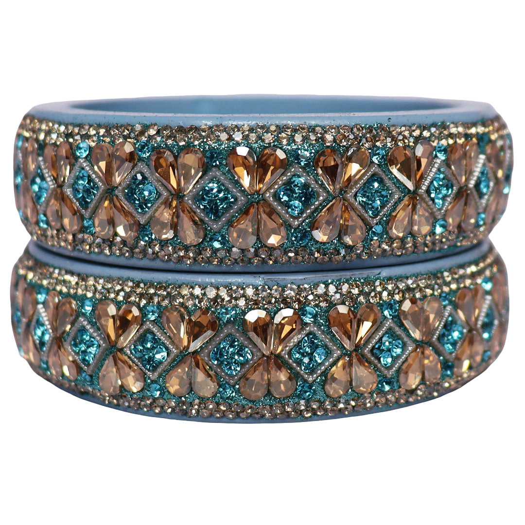 Jaipuri Designer Lac Kada Bangles For Women With Latest Kundan Design