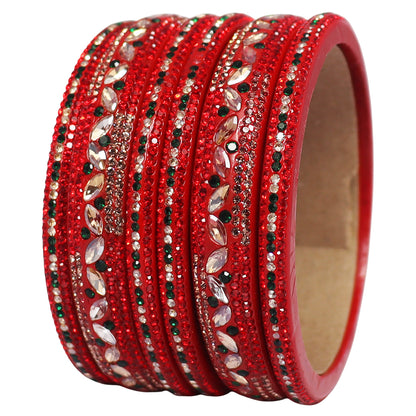 Festival Special Designer Lac Bangles Set With Latest Kundan Design