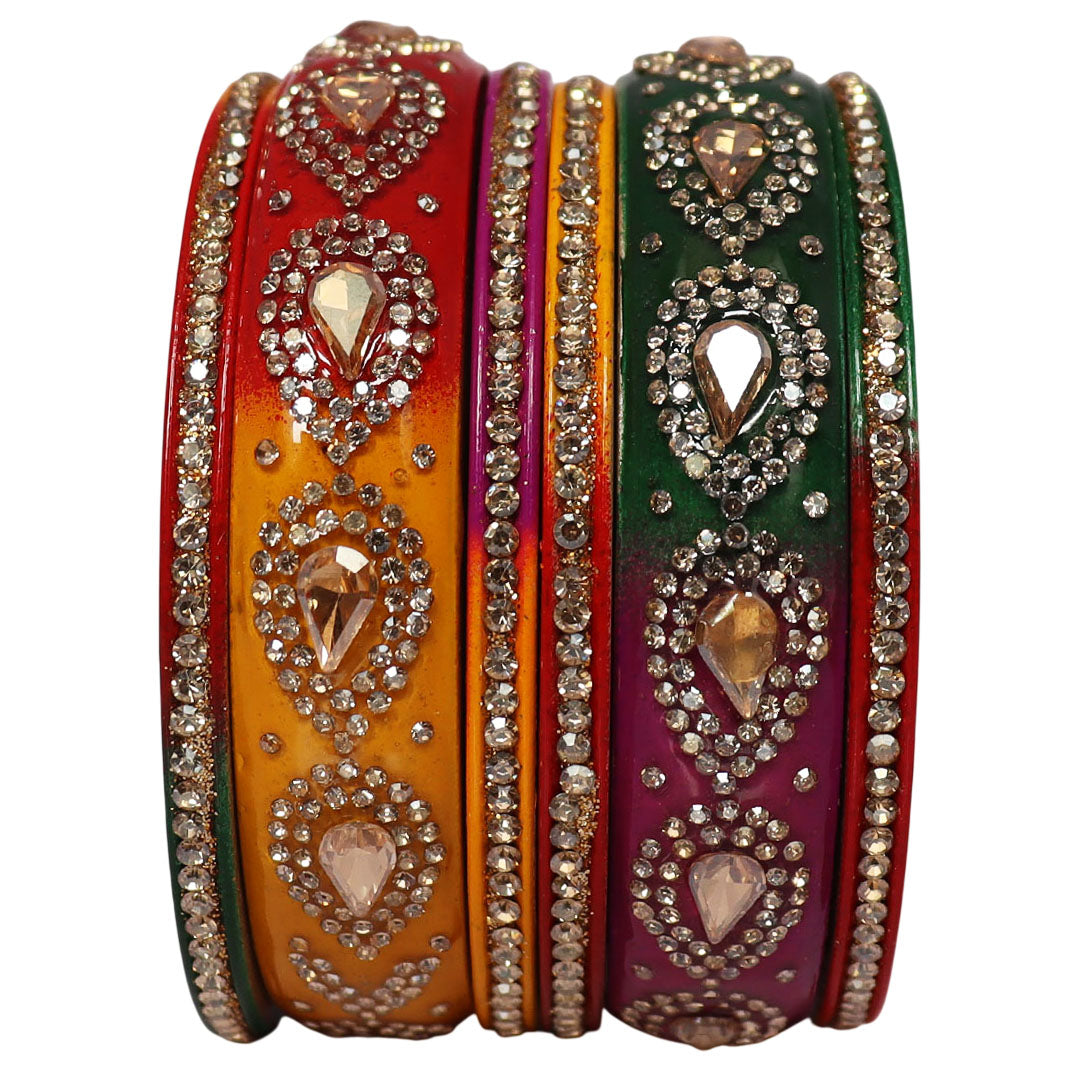 Raksha Bandhan Special Pure Lac Short Bangles Set For Sister