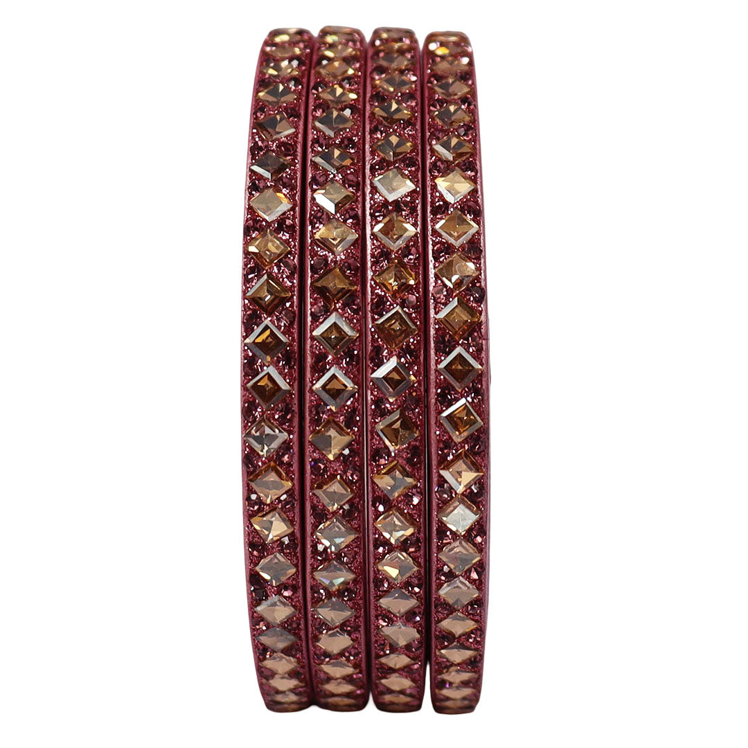 Handmade Lac Bangles For Women With Latest Kundan Design