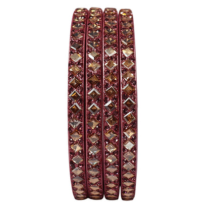 Handmade Lac Bangles For Women With Latest Kundan Design