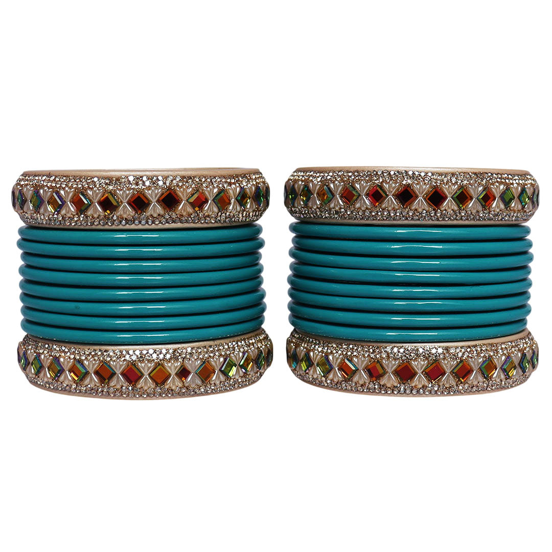 Premium Handmade Pure Lac Bangles Set for Women with Traditional Rajasthani Design By TAJ BRIDAL STORE