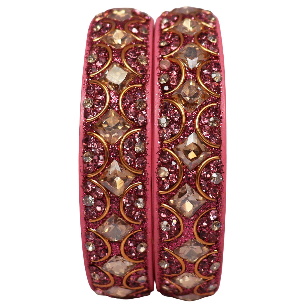 Jaipuri Fancy Lac Kada Bangles For Women With Latest Kundan Design
