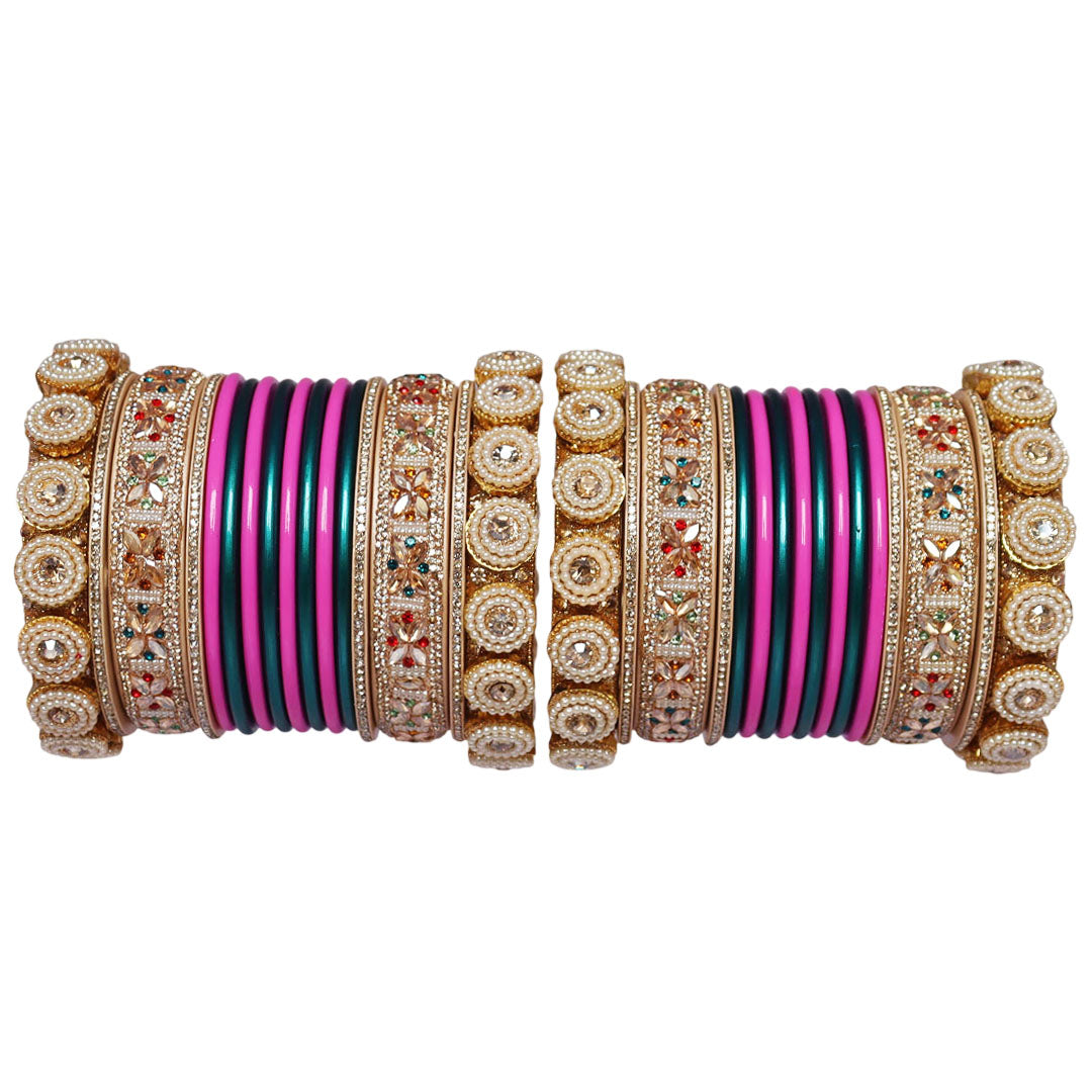 Traditional Rajasthani Lac Chudi Set for Women