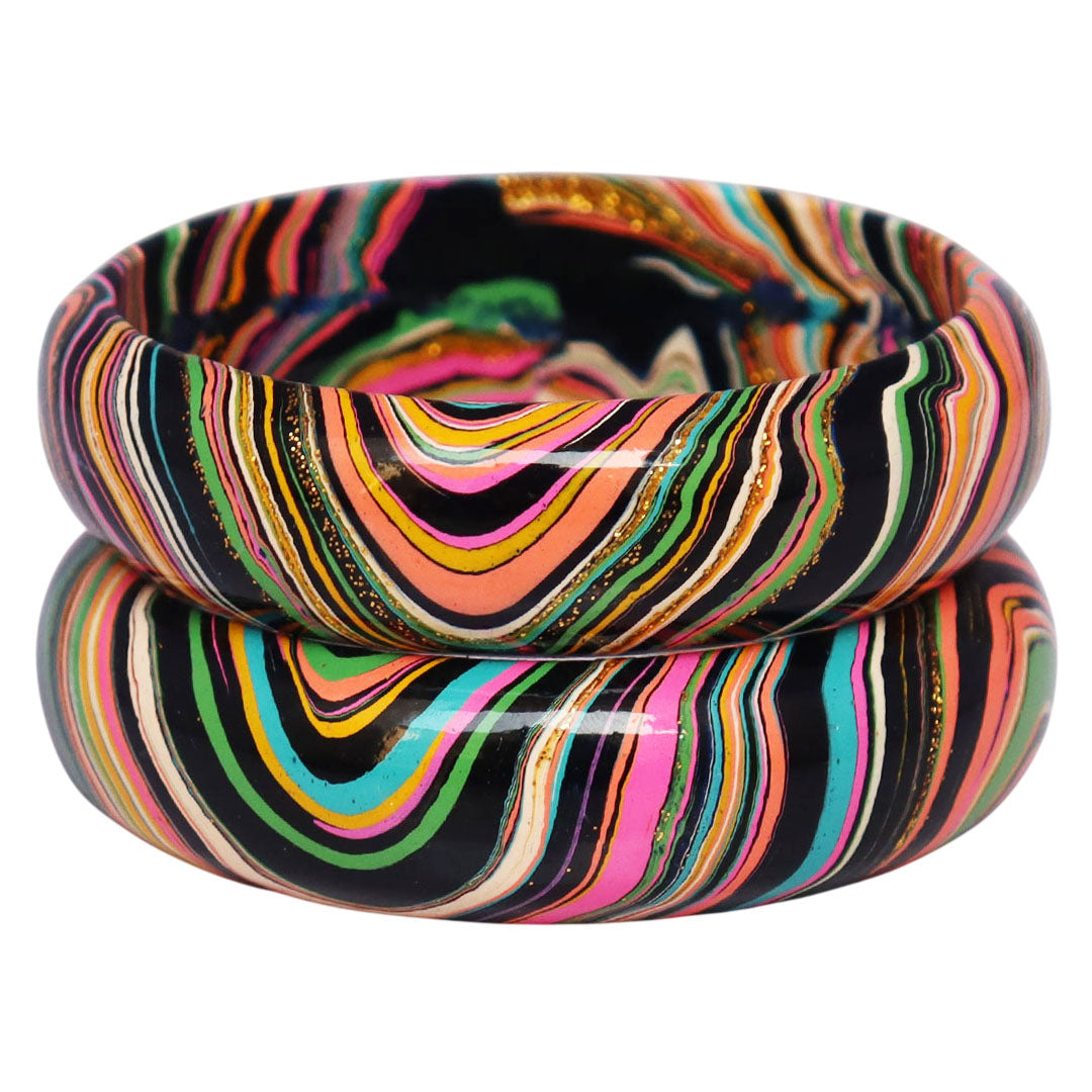 Stylish Wave Pattern Lac Kada Bangles for Wedding & Party Wear