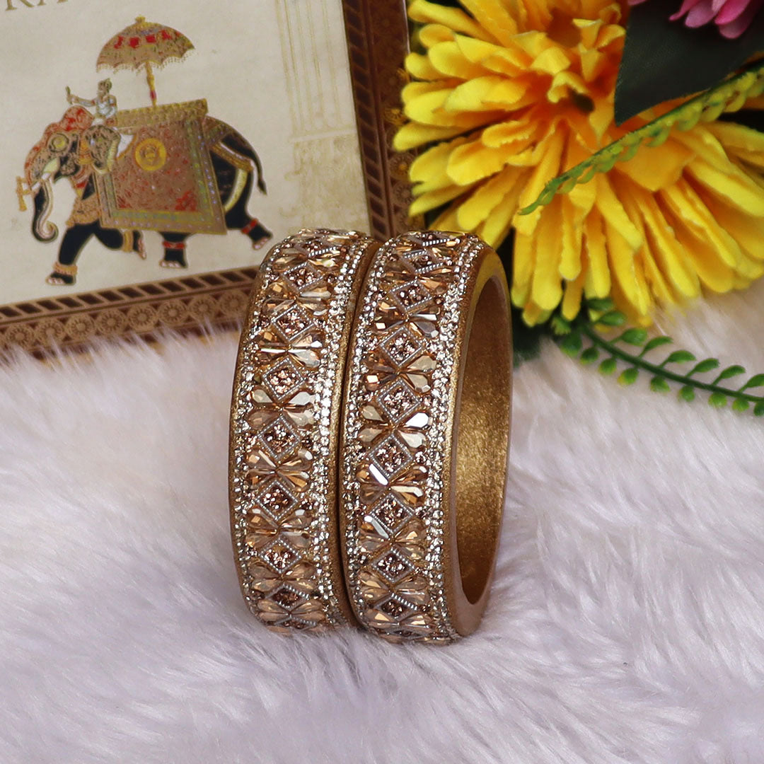 Jaipuri Designer Lac Kada Bangles For Women With Latest Kundan Design