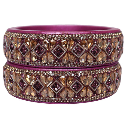 Jaipuri Designer Lac Kada Bangles For Women With Latest Kundan Design