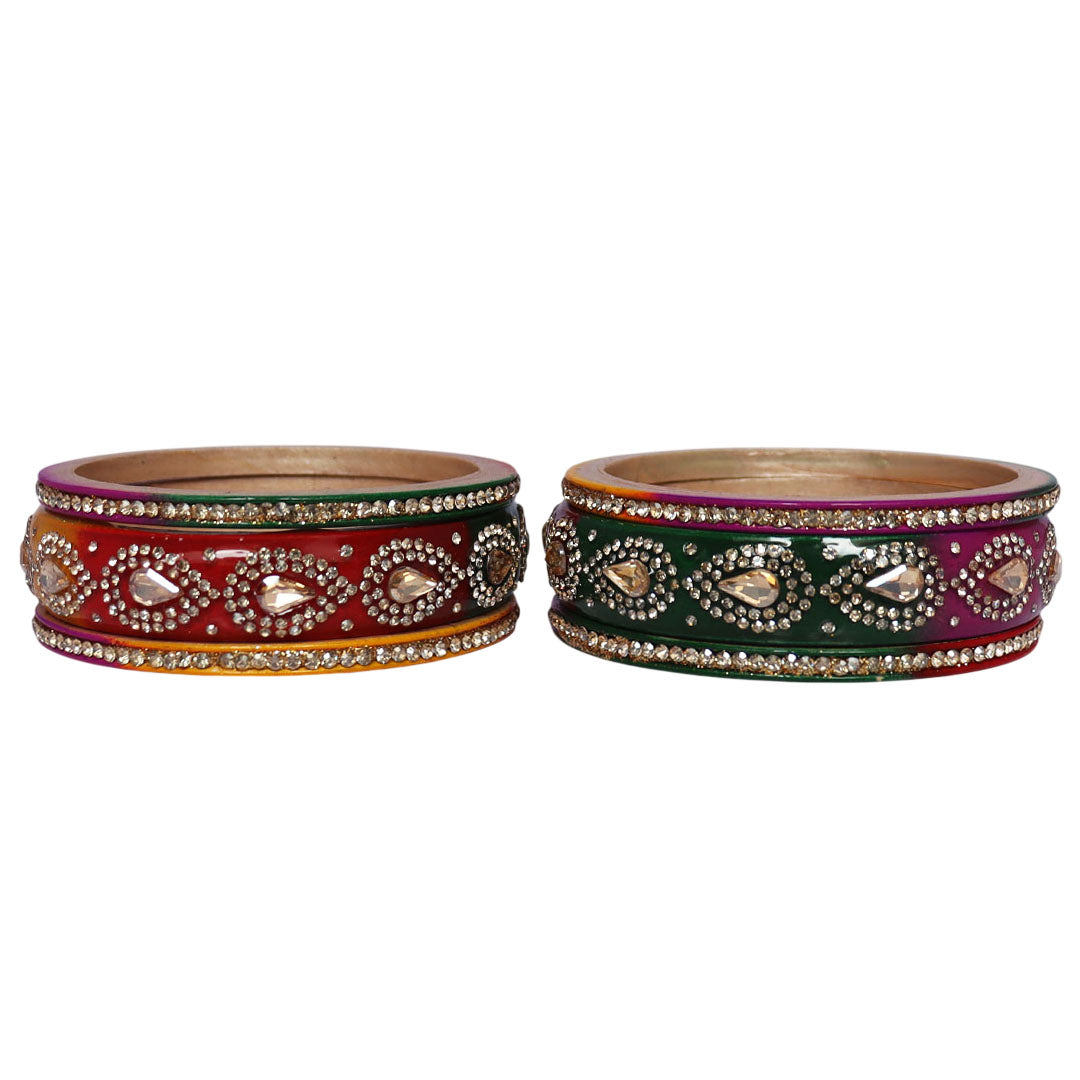 Raksha Bandhan Special Pure Lac Short Bangles Set For Sister