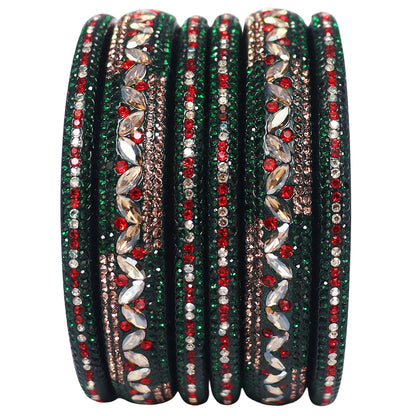 Festival Special Designer Lac Bangles Set With Latest Kundan Design