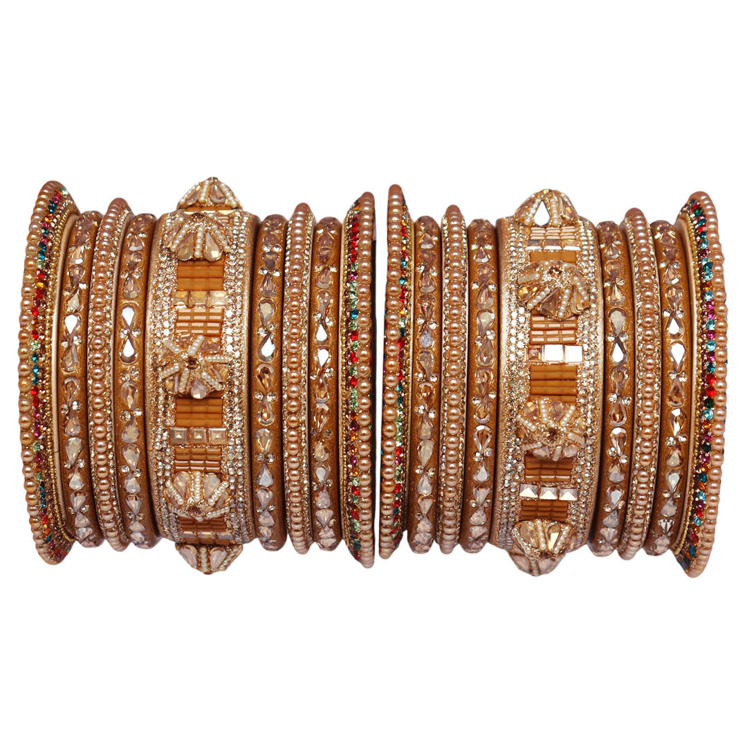 Rajasthani Lac Bangles Wedding Wear Kundan Designer Set
