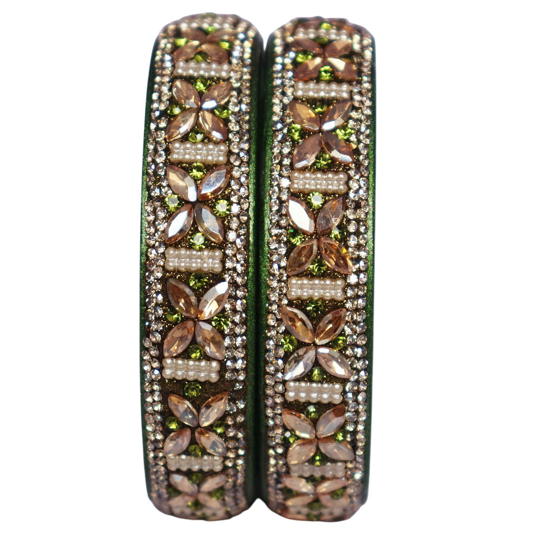 Premium Handmade Lac Kundan Kada for Bridal and Festive Wear