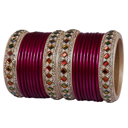 Traditional Handmade Jaipur Pure Lac Bangles Set for Women | Glossy Festival & Bridal Bangles