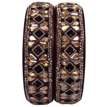 Jaipuri Designer Lac Kada Bangles For Women With Latest Kundan Design