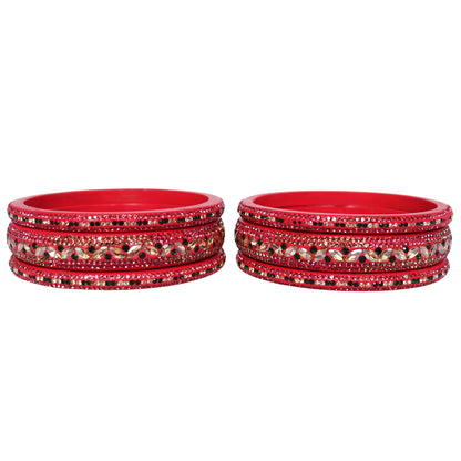 Festival Special Designer Lac Bangles Set With Latest Kundan Design