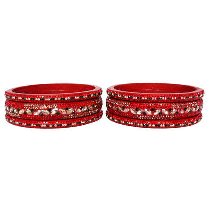 Festival Special Designer Lac Bangles Set With Latest Kundan Design