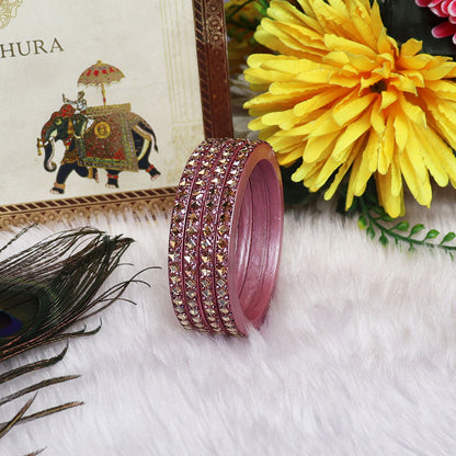 Handmade Lac Bangles For Women With Latest Kundan Design