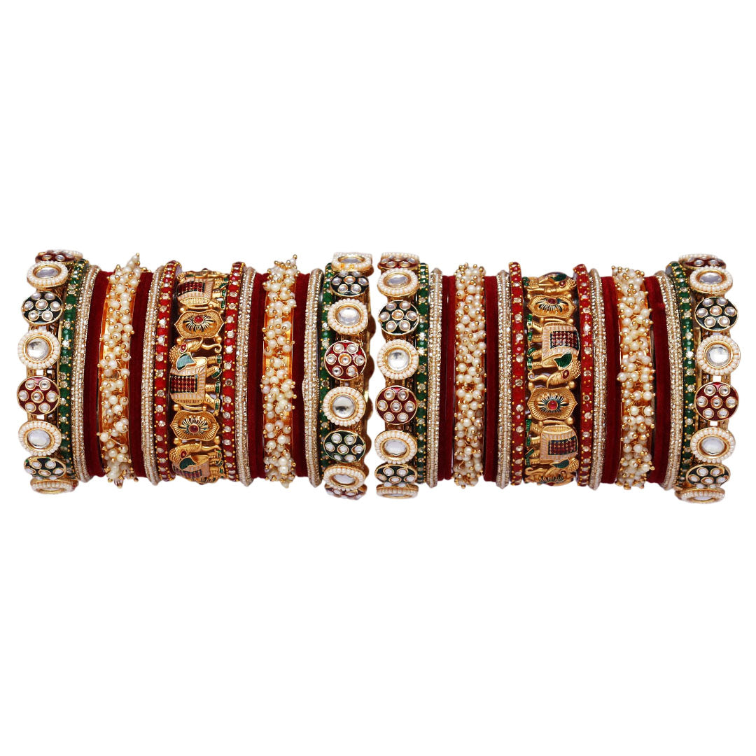 Premium Bridal Wedding Bangles Set for Women's