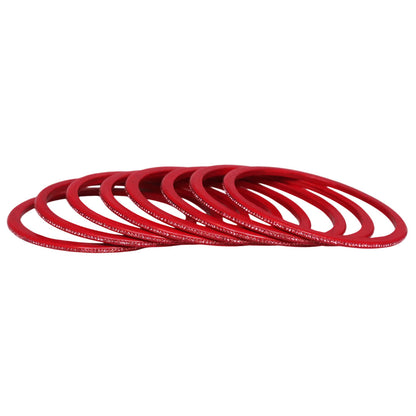 Traditional Rajasthani Lac Bangles with Fine Rhinestones Design