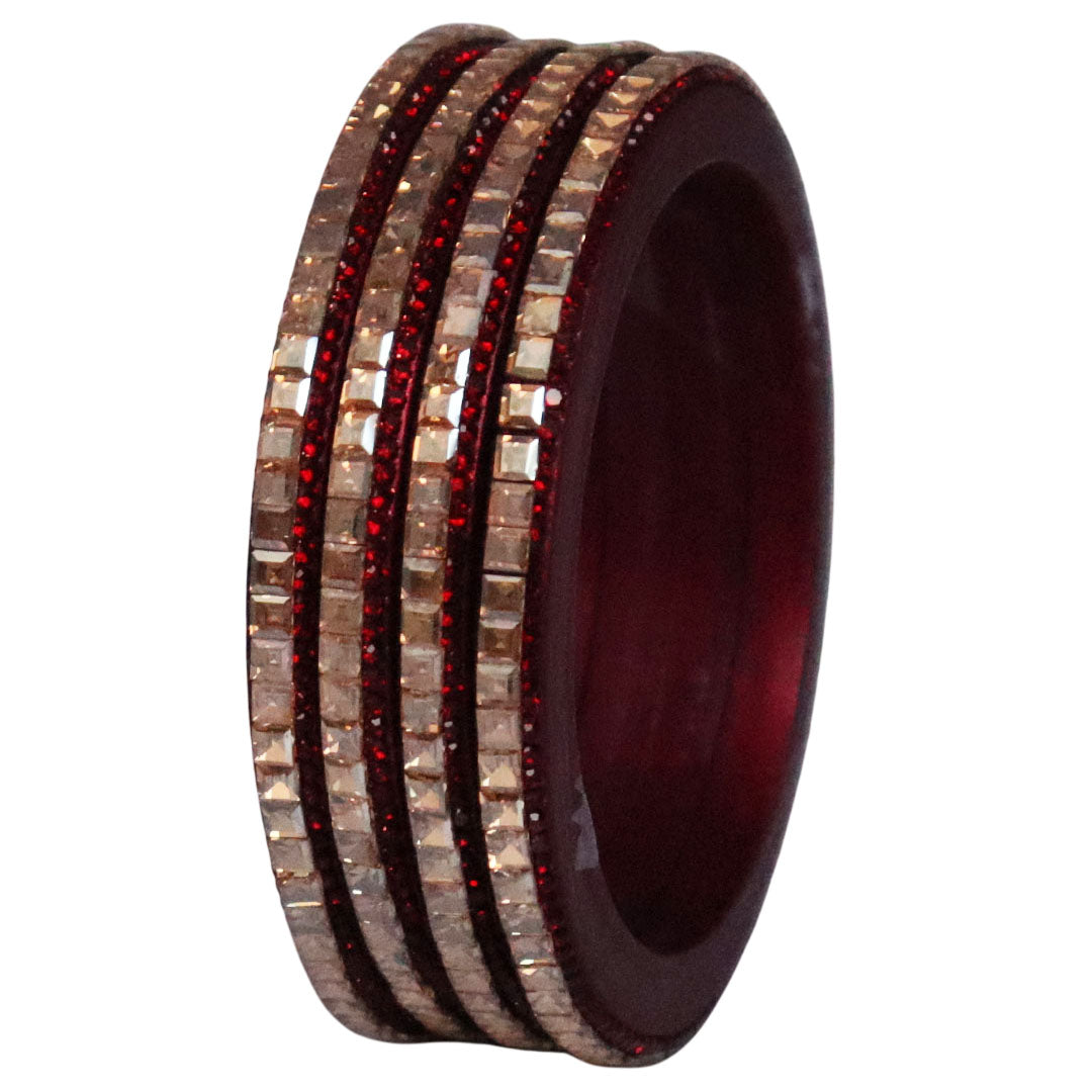 Handcrafted Lac Bangles – Rajasthani Kundan Design for Weddings