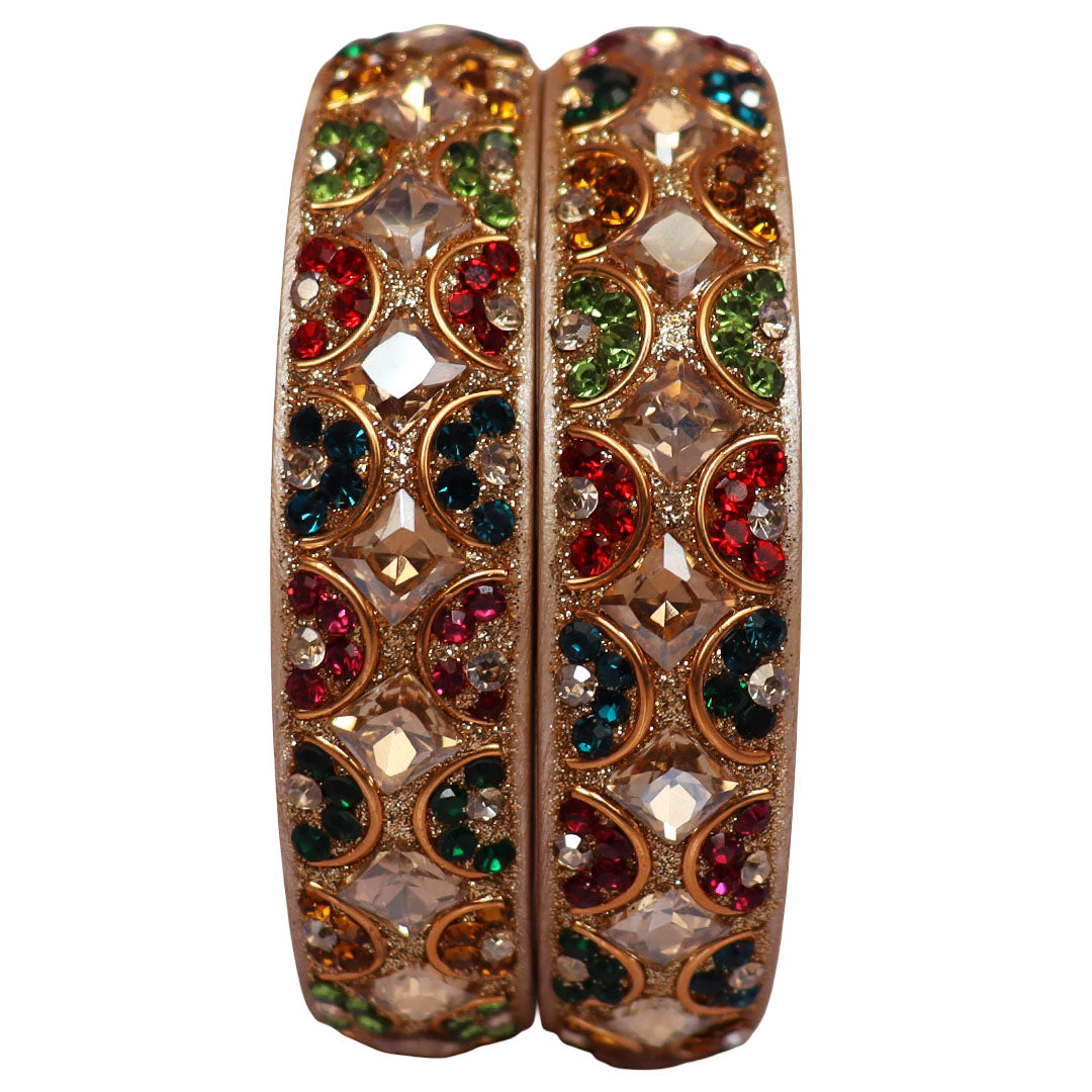 Jaipuri Fancy Lac Kada Bangles For Women With Latest Kundan Design