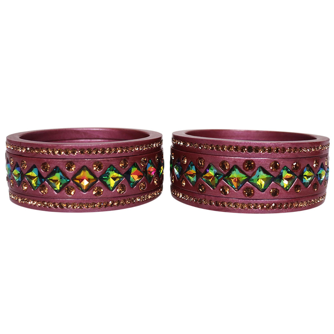 Rakhi Special Traditional Lac Bangles Set With Latest Kundan Design