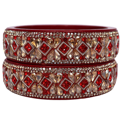 Jaipuri Designer Lac Kada Bangles For Women With Latest Kundan Design
