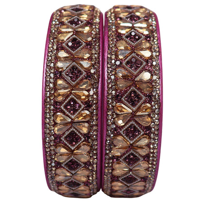 Jaipuri Designer Lac Kada Bangles For Women With Latest Kundan Design