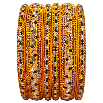 Festival Special Designer Lac Bangles Set With Latest Kundan Design