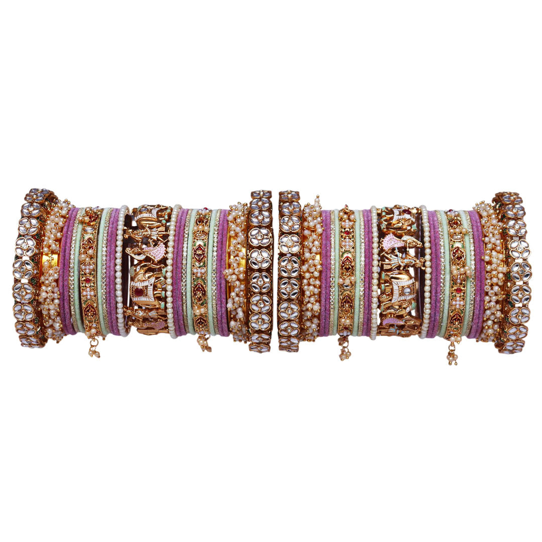 Rajasthani Traditional Bangles Premium Bridal Set