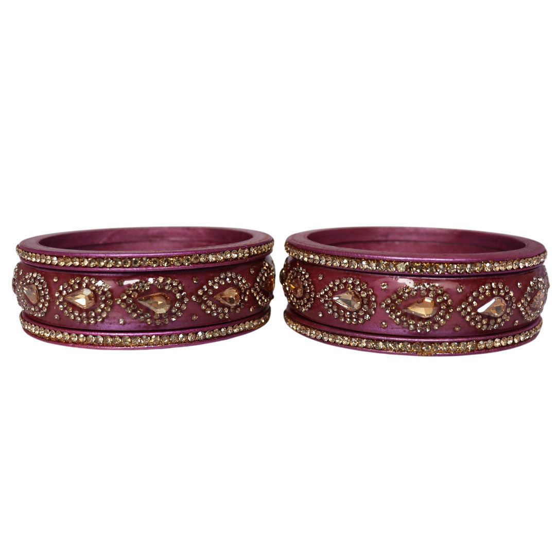 Raksha Bandhan Special Pure Lac Short Bangles Set For Sister