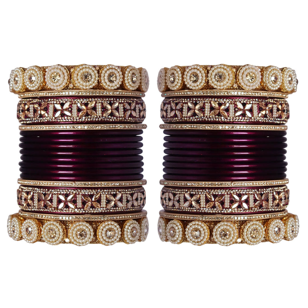 Rajasthani Kundan Lac Bangles for Bride and Wedding Wear