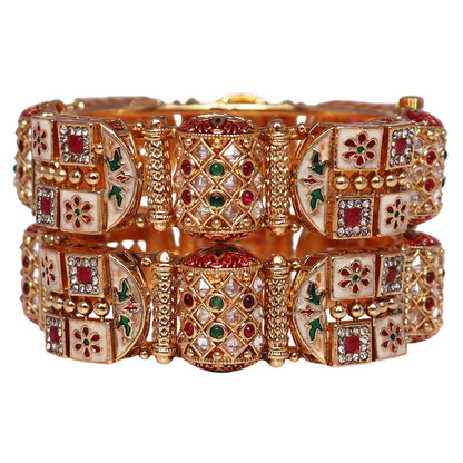Trendy Metal Bracelet for Girls and Womens in Latest Stones Design