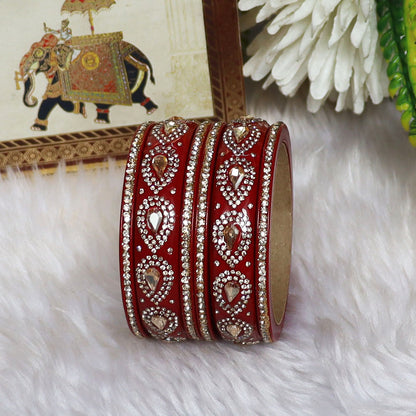 Raksha Bandhan Special Pure Lac Short Bangles Set For Sister