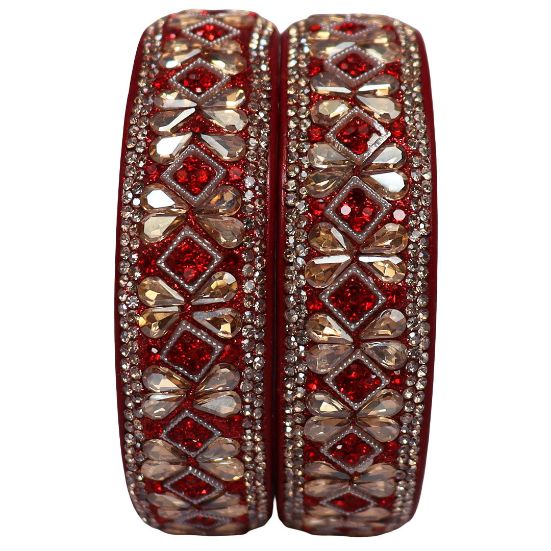 Jaipuri Designer Lac Kada Bangles For Women With Latest Kundan Design