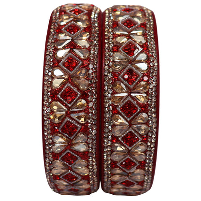 Jaipuri Designer Lac Kada Bangles For Women With Latest Kundan Design