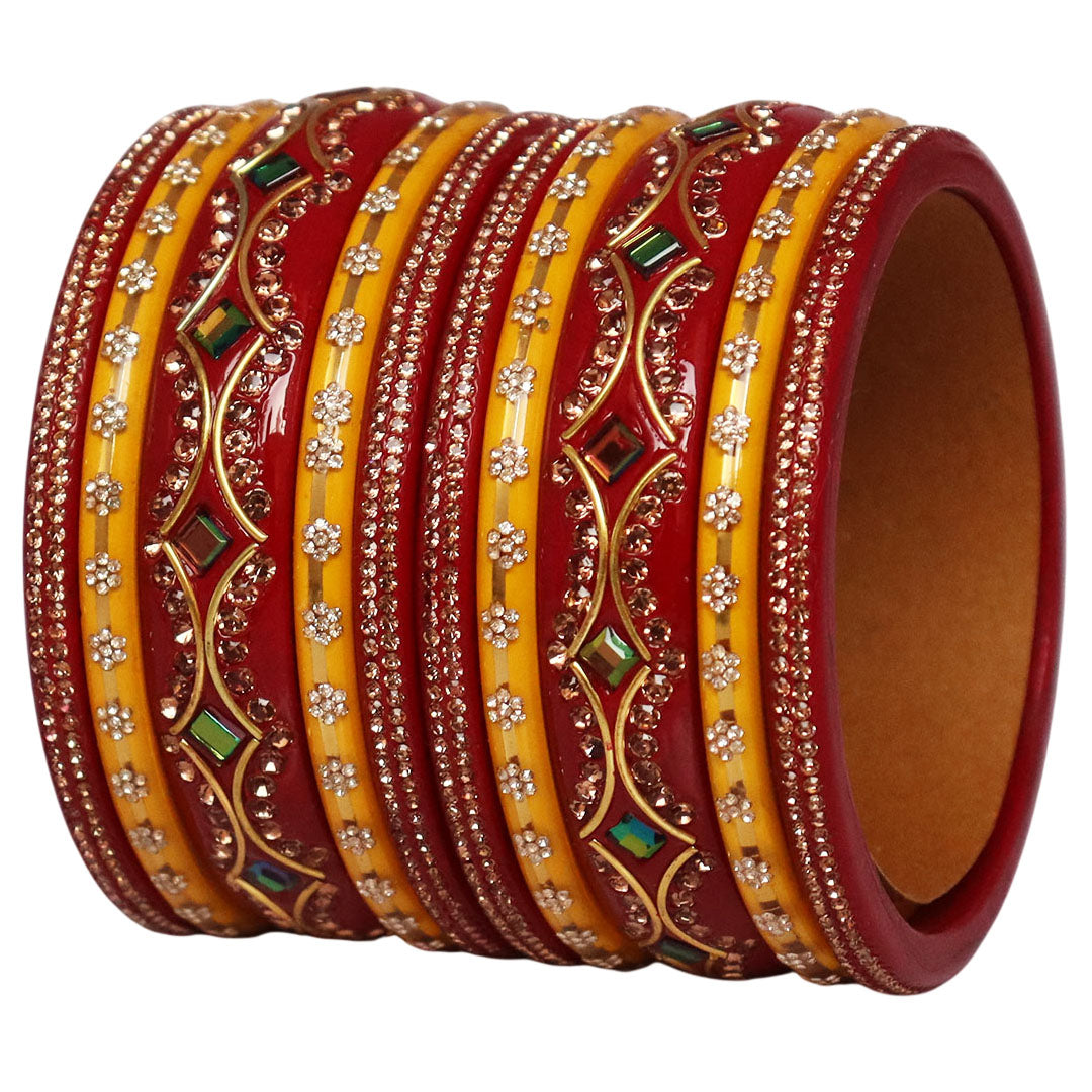 Handcrafted Lac Short Bangles for Marriage & Festival Functions