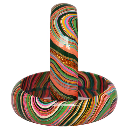 Stylish Wave Pattern Lac Kada Bangles for Wedding & Party Wear