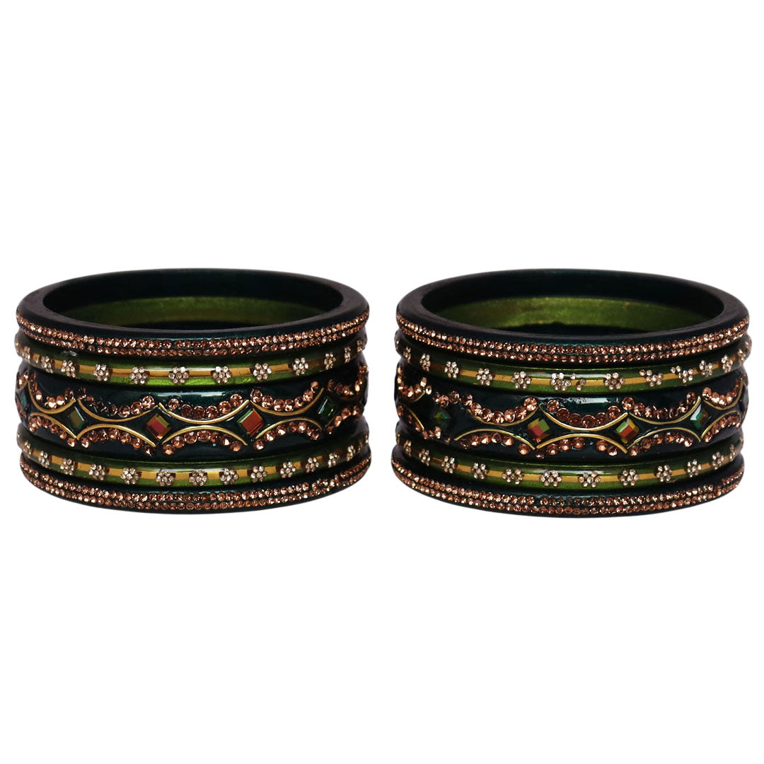 Handcrafted Lac Short Bangles for Marriage & Festival Functions