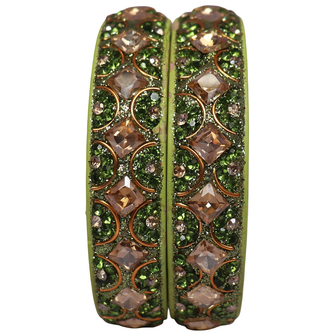 Jaipuri Fancy Lac Kada Bangles For Women With Latest Kundan Design
