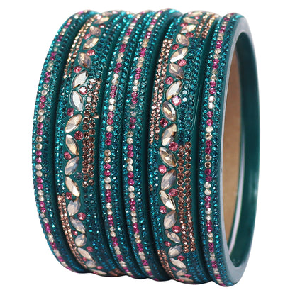 Festival Special Designer Lac Bangles Set With Latest Kundan Design